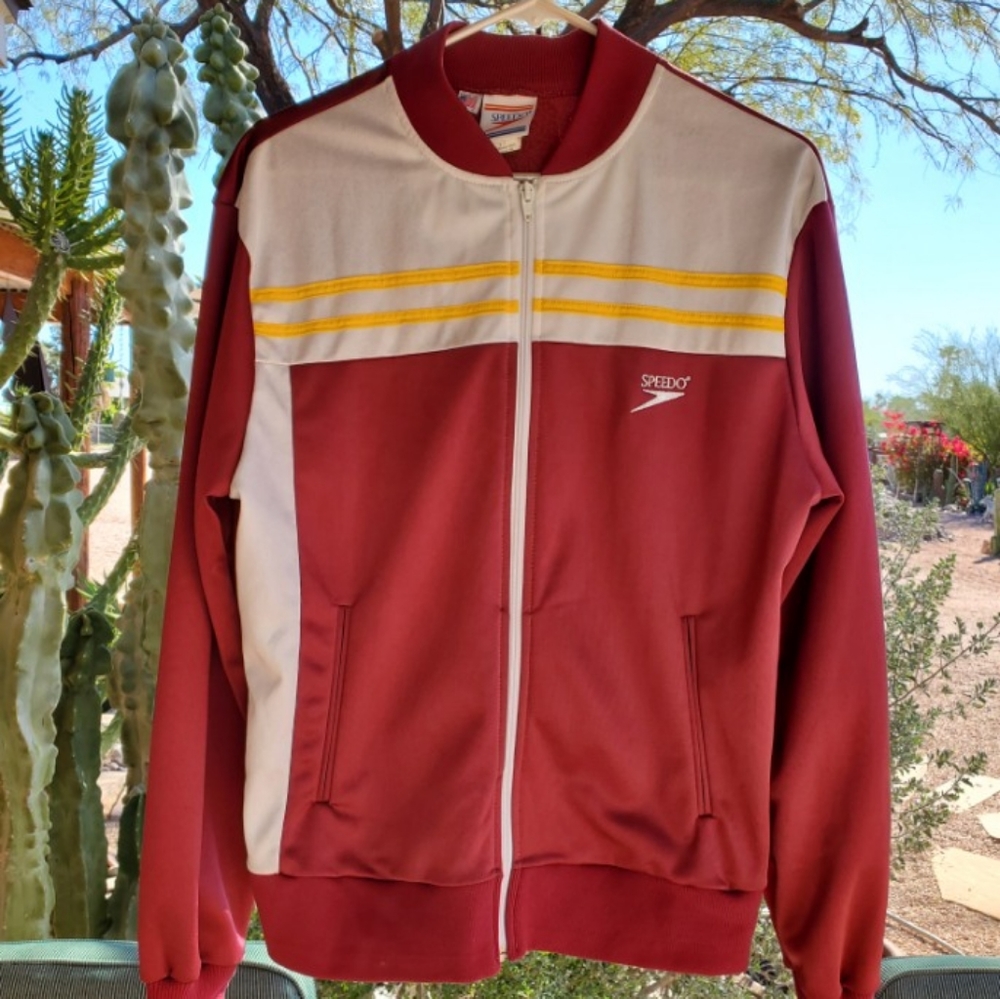 Vintage Men's Ribbed Speedo Jacket